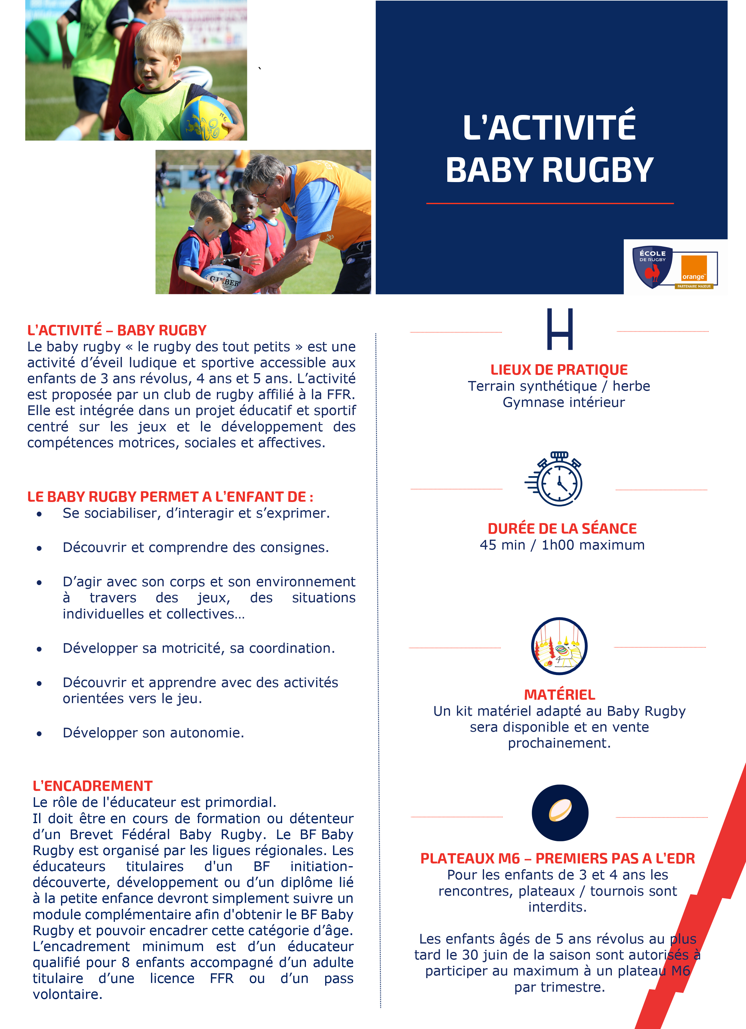 Baby Rugby Fédération Française de Rugby